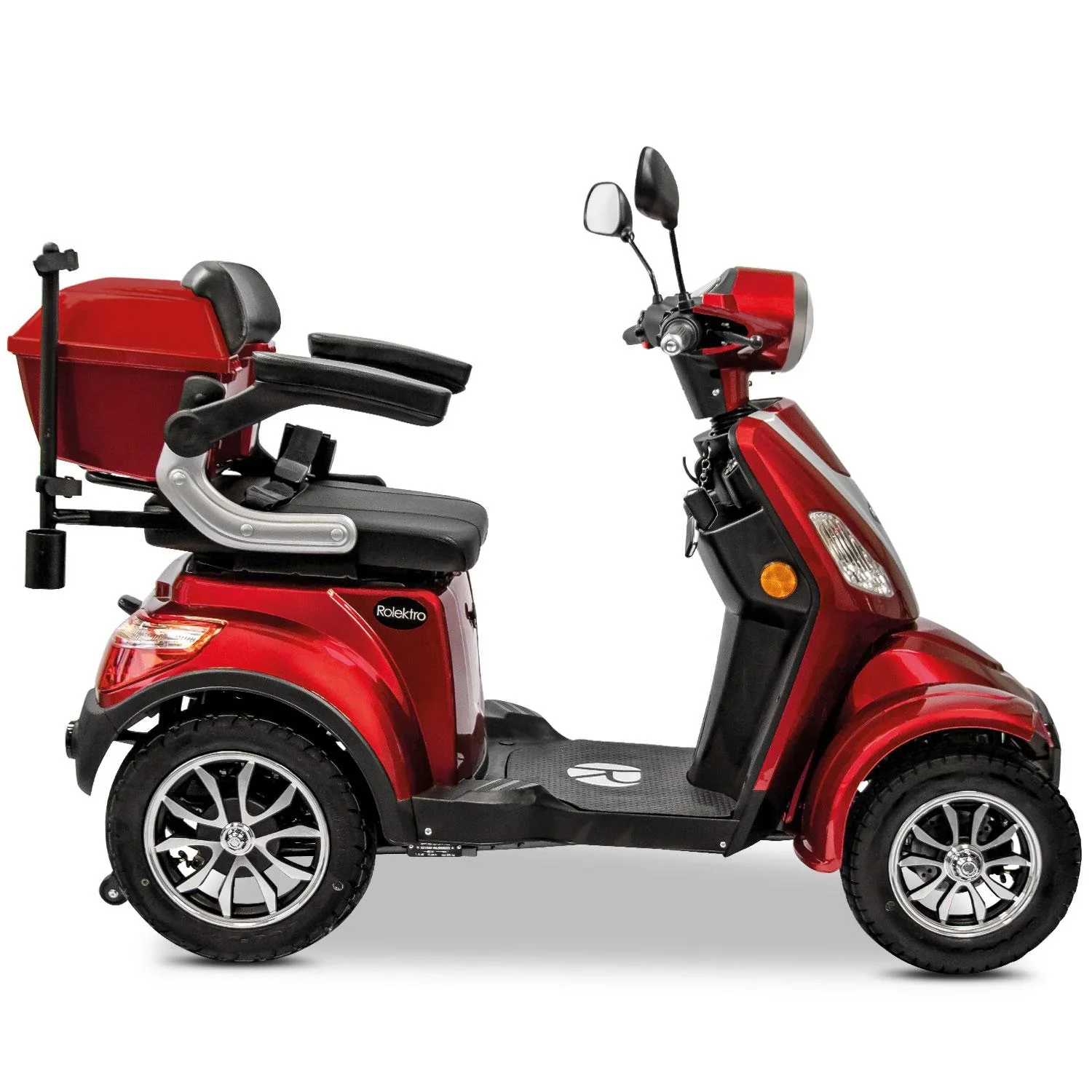 E-Quad 25 V3 Lithium Rot, 1.000 Watt + Getränkehalter - 1