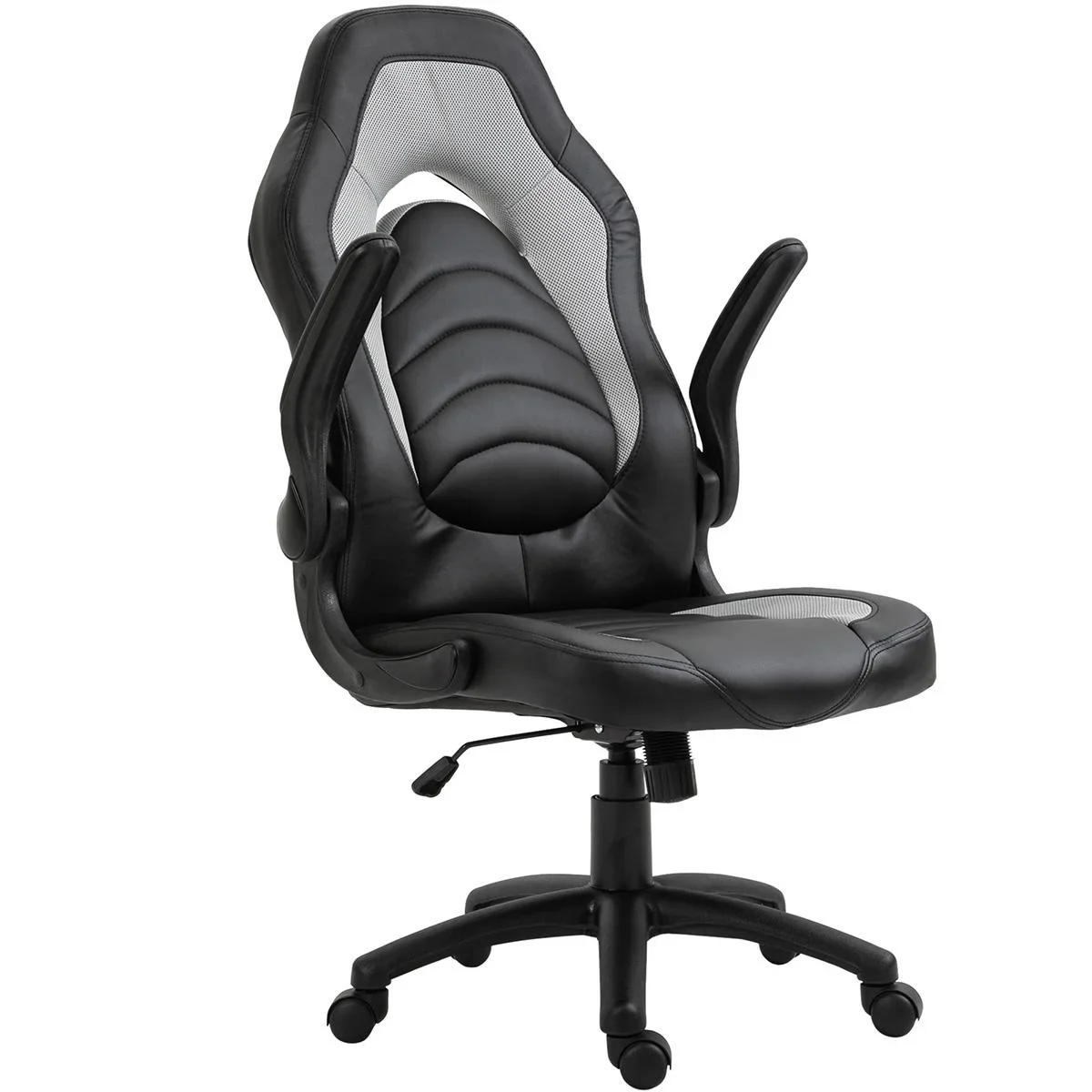 Gaming-Stuhl Schreibtischstuhl Bürostuhl Chefsessel PU-Leder - 0