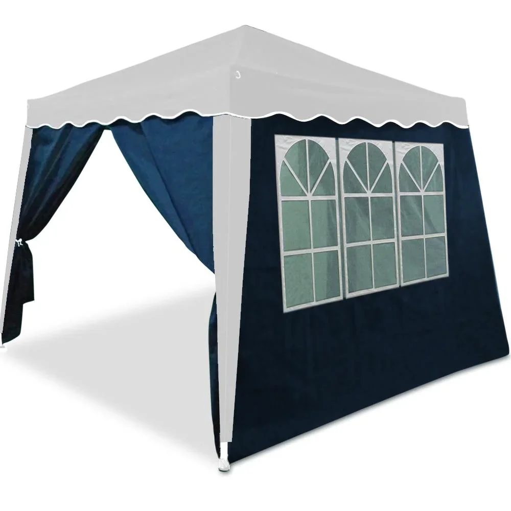 Seitenwand für Faltpavillon Capri 2x blau - 0