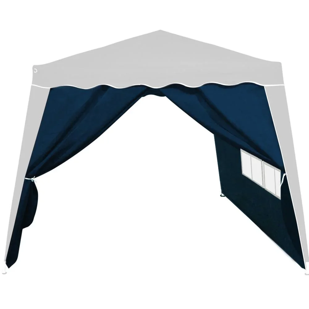 Seitenwand für Faltpavillon Capri 2x blau - 1
