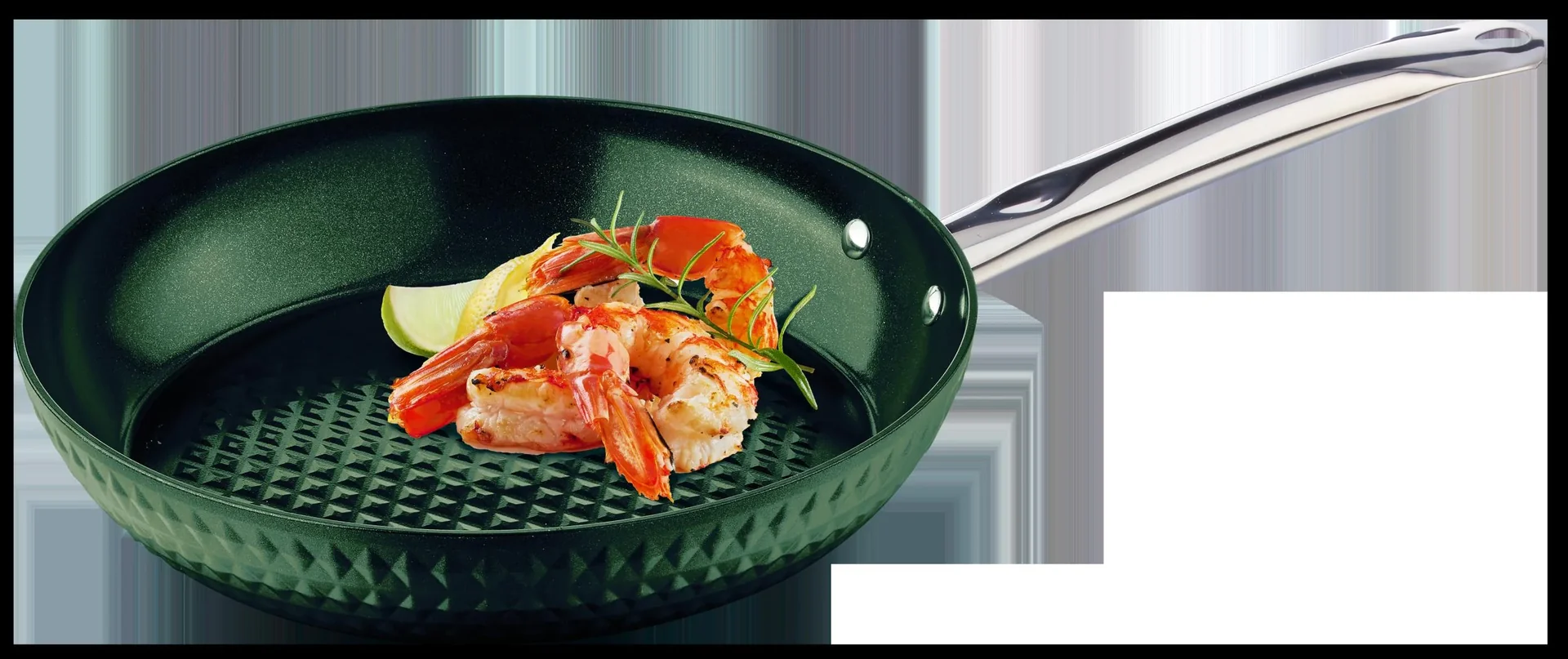 Pfannenset Ceraflon Prestige Diamant XXL Antihaft, 3 teilig Smaragd - Ø 20 cm / 24 cm/ 28 cm - 0