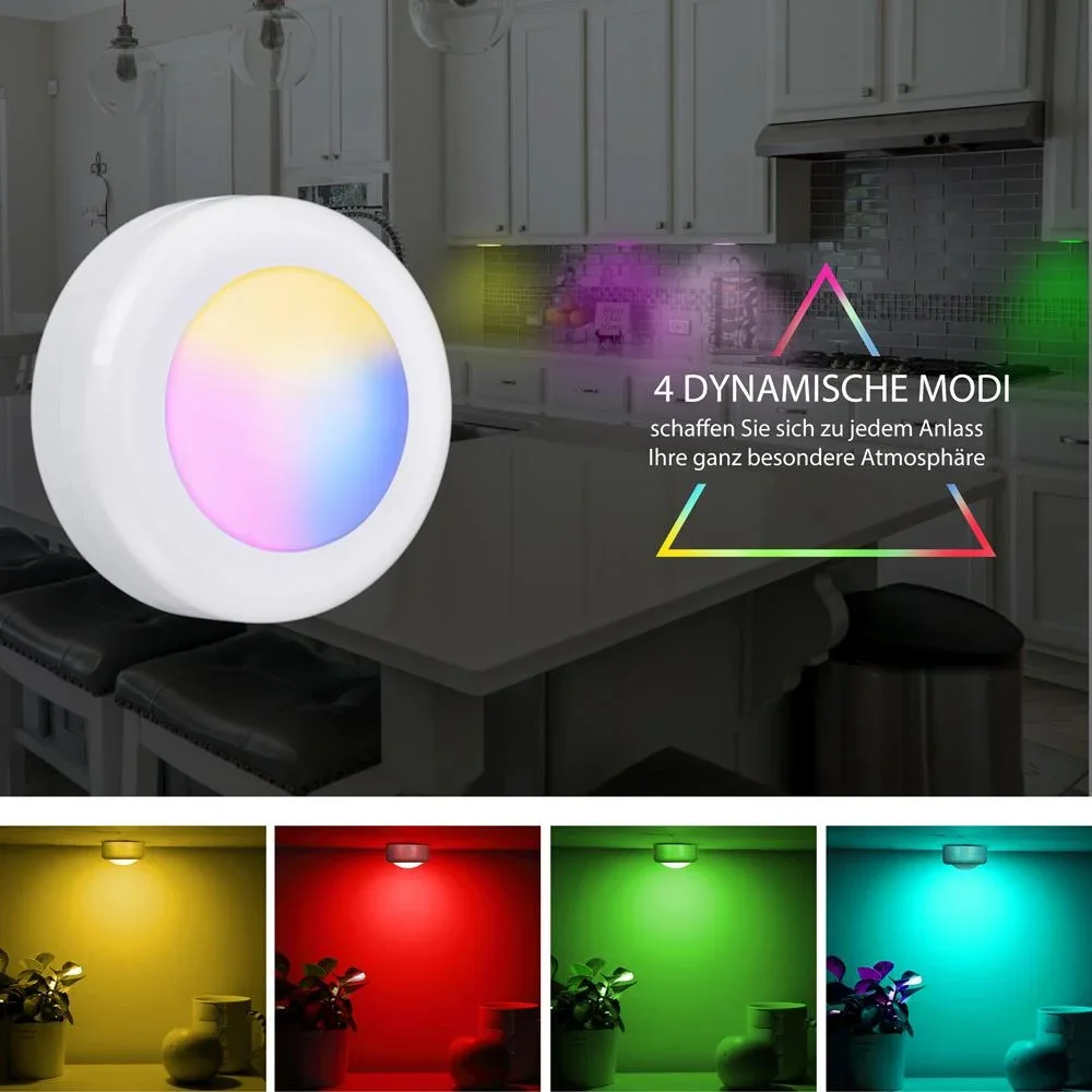 LED-Lampe 6er-Set Skab Bunt mit Fernbedienung - 5