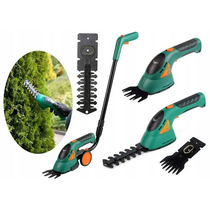 Accu-Gras- und Strauchschere mit Griff und Rädern - 85 cm - Inklusive Akku und Ladegerät - 3