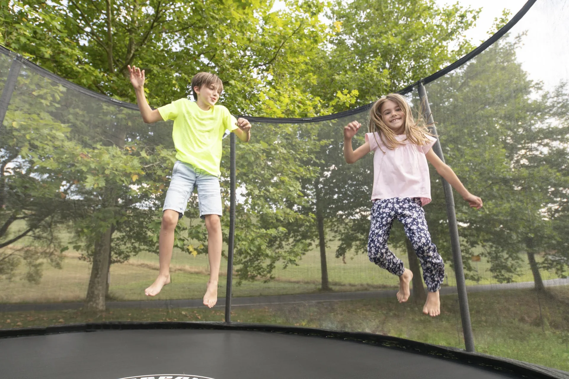 Trampolin Ø366 cm schwarz - 0