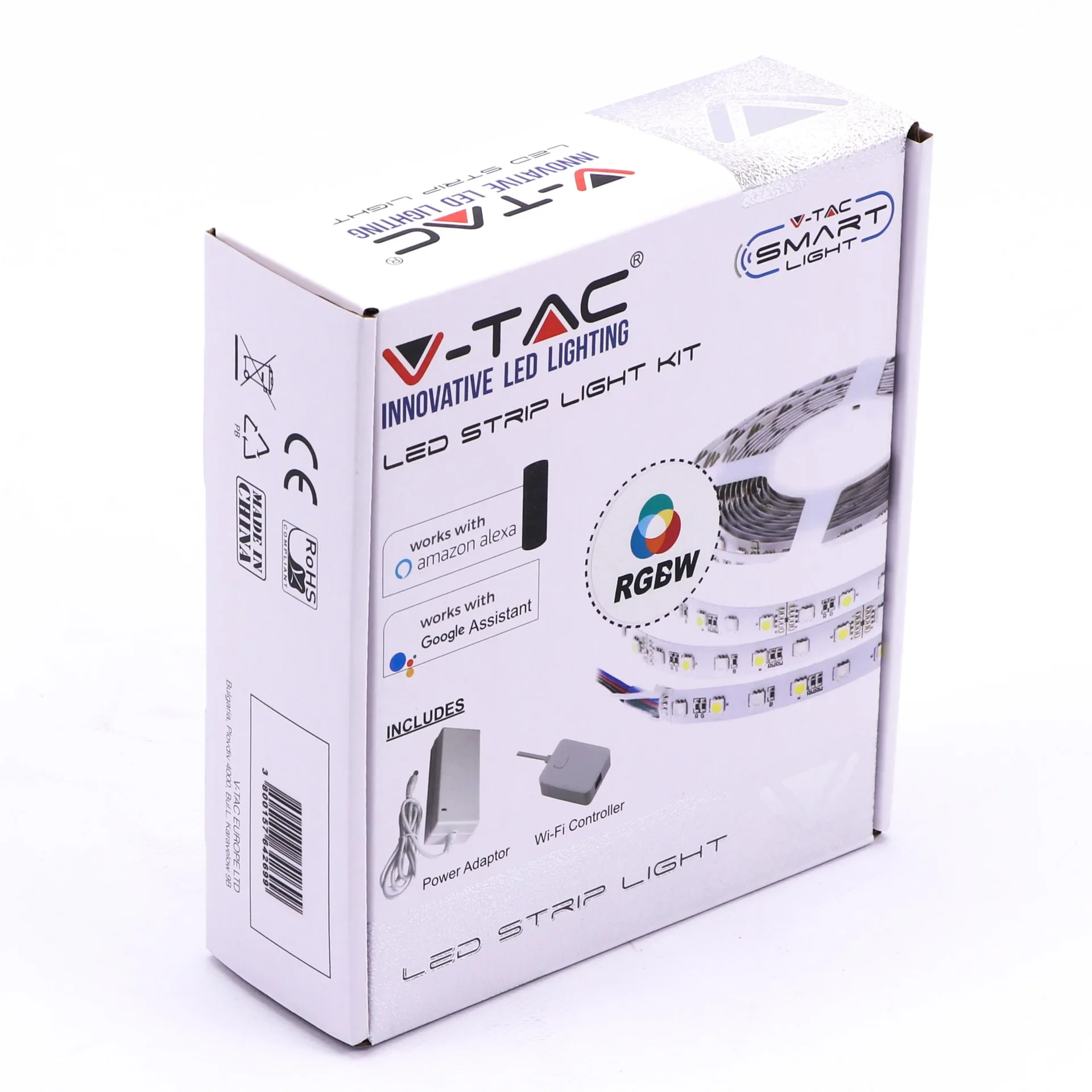 Smarthome VT-5050 Wifi LED-Streifen RGB + Weiß - 5M - Funktioniert mit Amazon Alexa und Google Home Assistant - 1