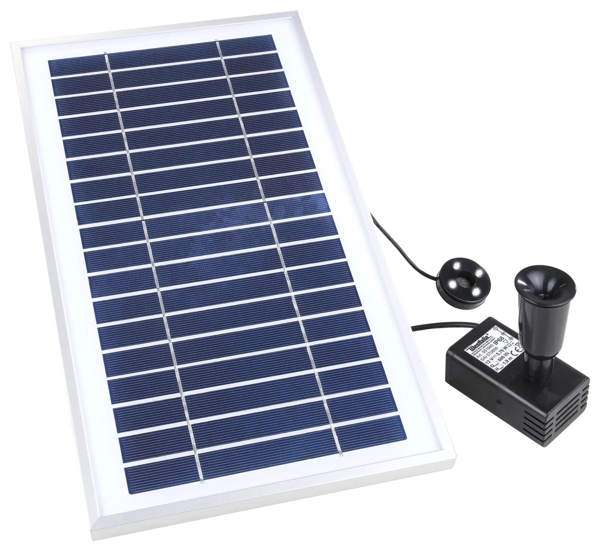 600 l/h Solarpumpe mit Akku - 2