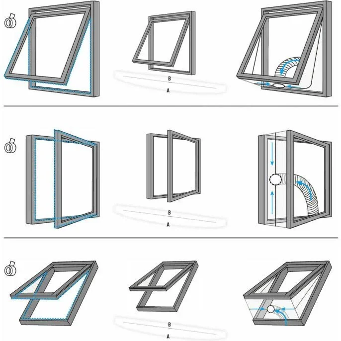 Mobiles Klimagerät mit Schlauch und Fensterdichtungsset - Splendid Dolceclima Silent 10P - 10.000BTU/h - 0