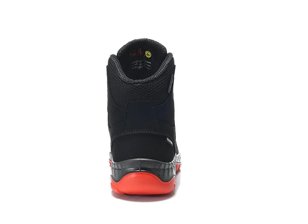MADDOX black-red Mid ESD S3 Sicherheitsschnürstiefel Gr. 35 - 0