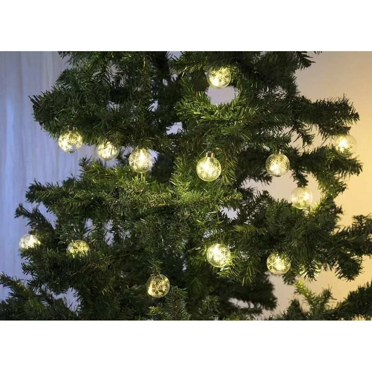 Weihnachtsbeleuchtung mit 20 Kugeln - 4