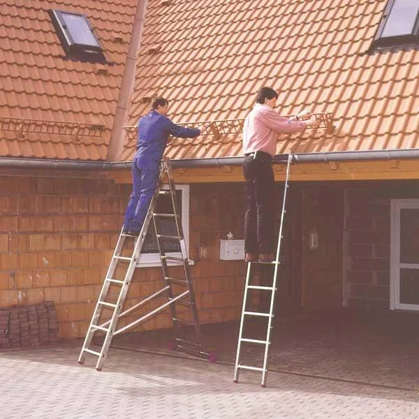 CORDA Vielzweckleiter, 3 x 11 Sprossen - 0