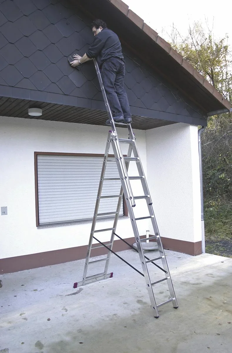 CORDA Vielzweckleiter, 3 x 11 Sprossen - 2