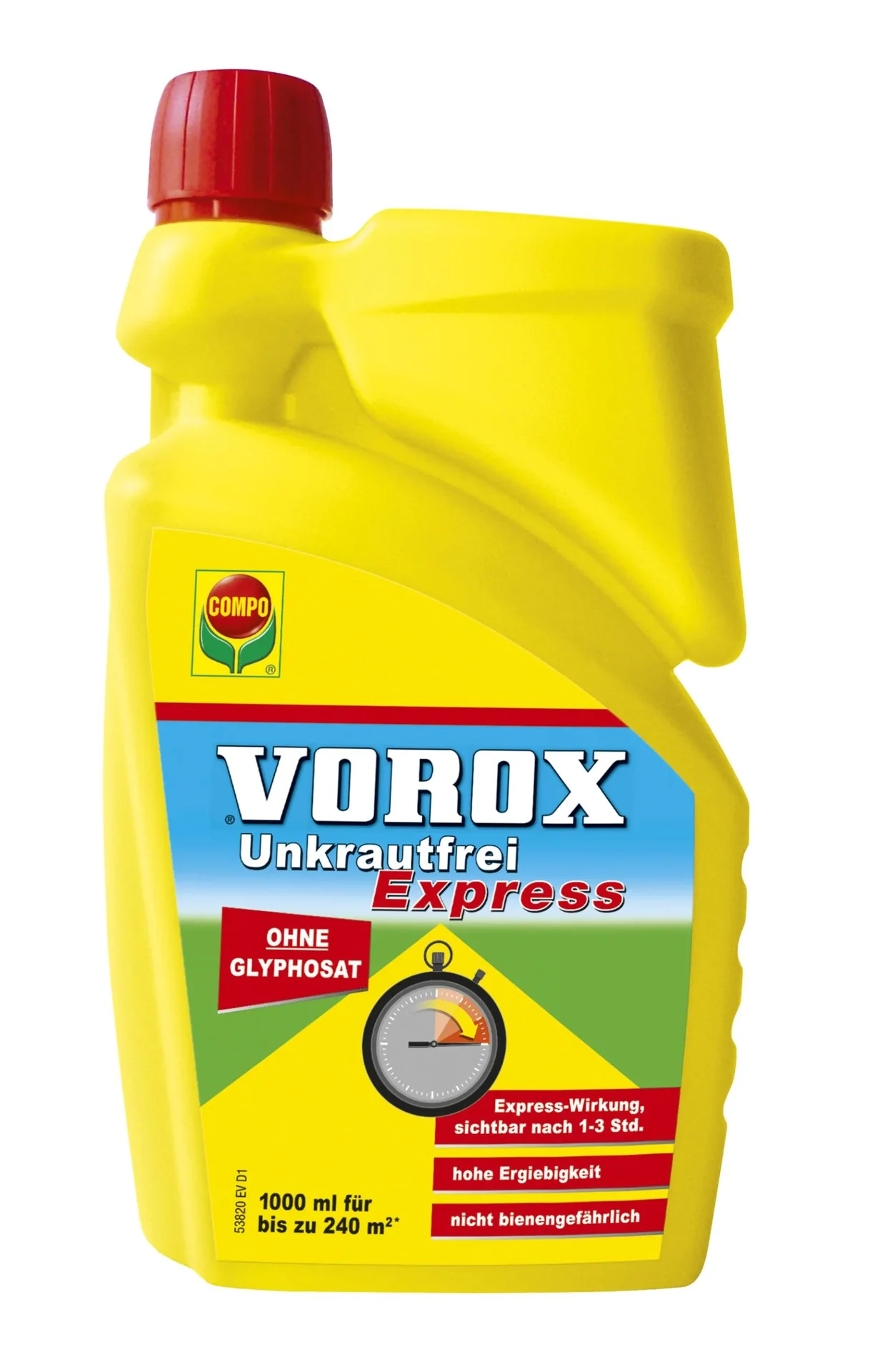 VOROX Unkrautfrei Express - 1 Liter, glyphosatfrei - 0