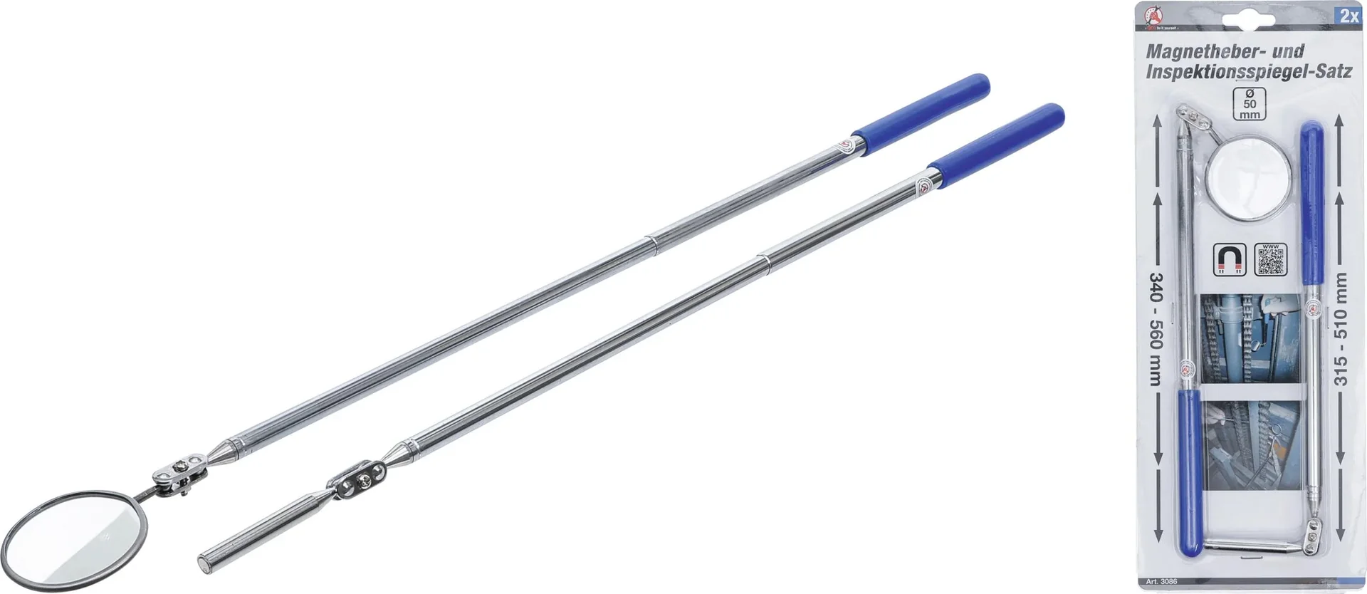 Magnetheber- und Inspektionsspiegel - Satz - 0