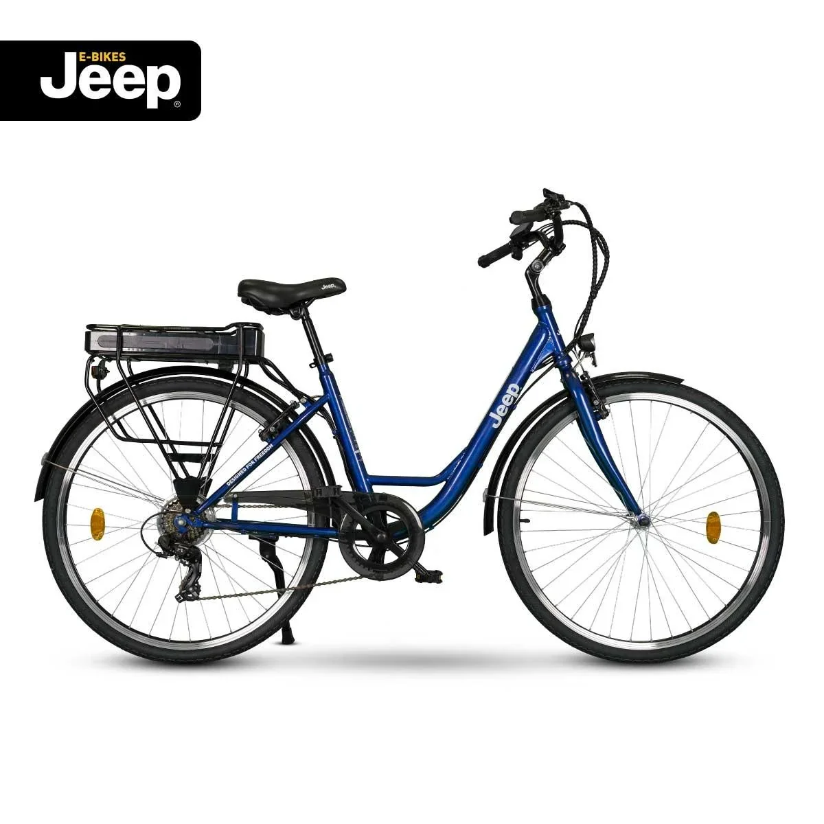 Unisex City E-Bike, 28 Zoll , Rahmengröße 44 cm 6-Gang Kettenschaltung, blau, ECR 3005 - 5
