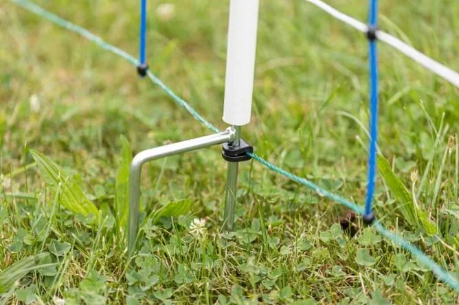 TitanNet 145, blau/weiß 50 m Höhe: 145 cm - Doppelspitze - 5