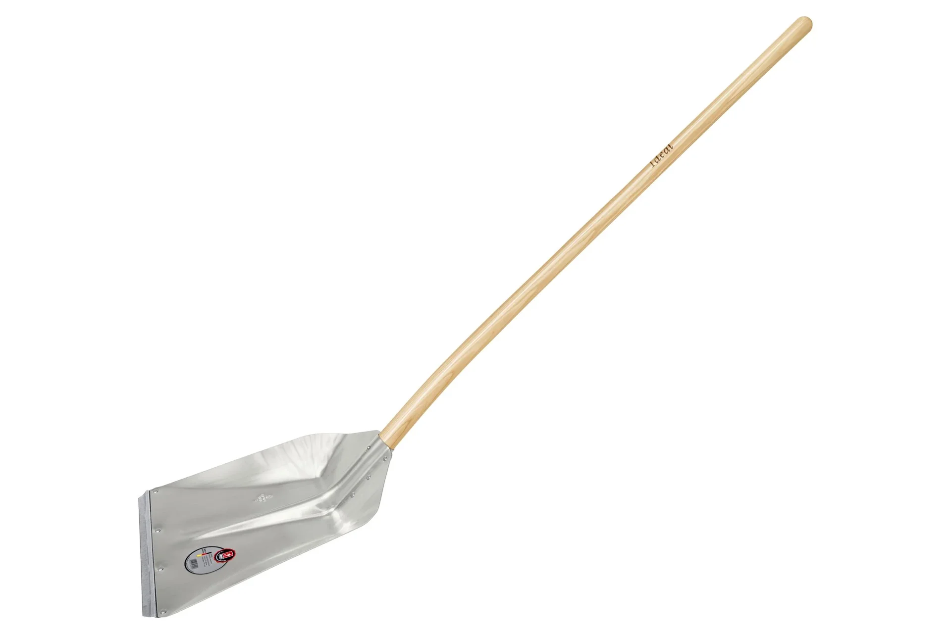 FAVORIT-Leichtmetall, Hallenser Randschaufel, Gr. 9, Schutzkante, Eschen-Langstiel 130 cm - 4