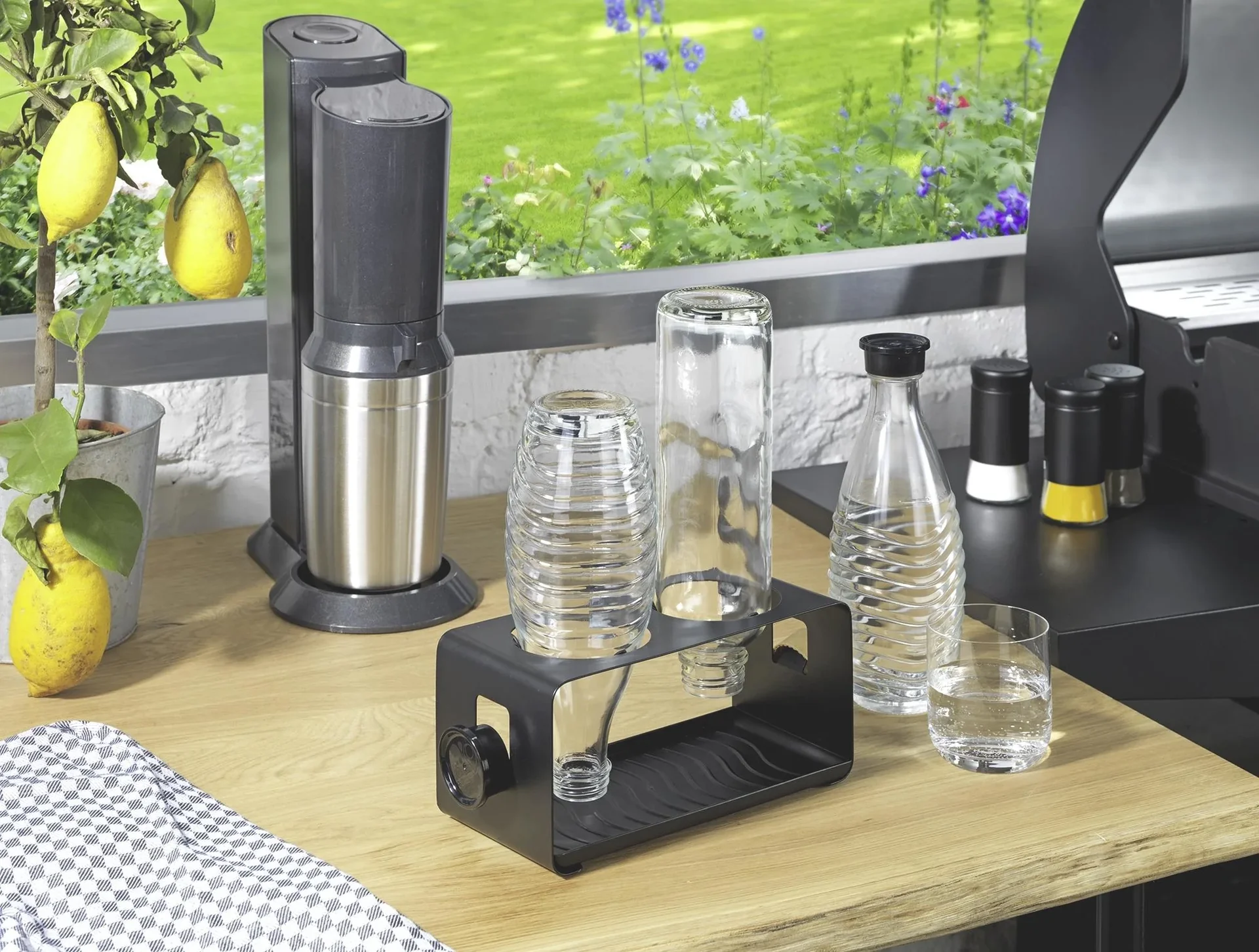 Flaschenhalter DUO für Wassersprudler - 0