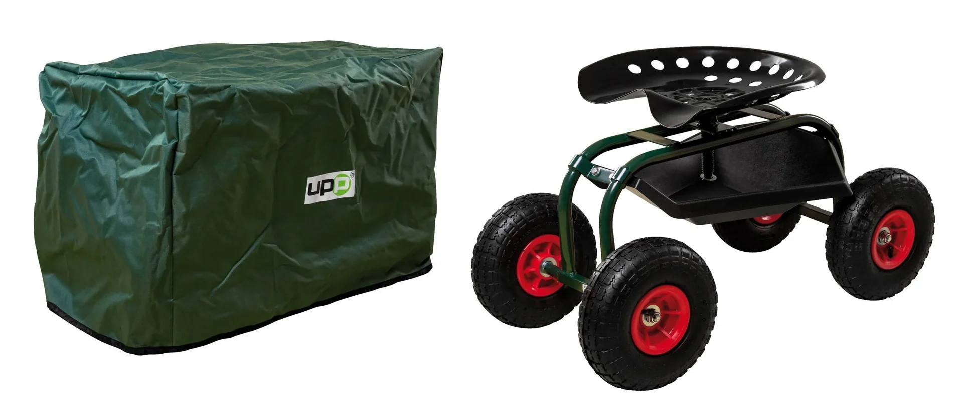 Outdoor-Rollsitz „Deluxe“ mit Schutzhülle - 2