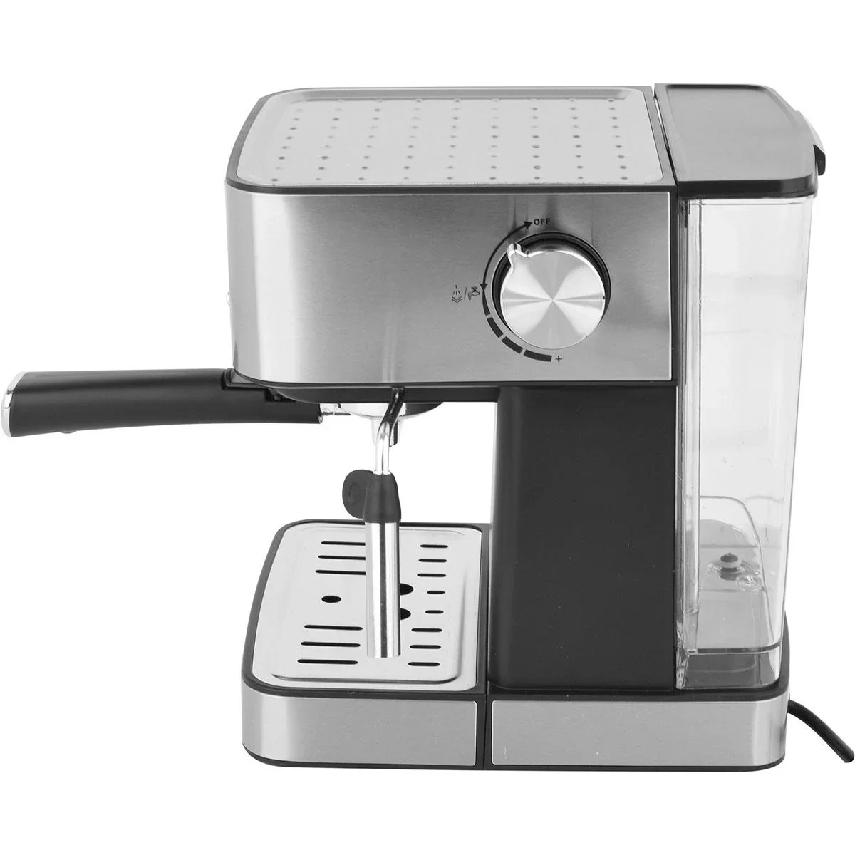 Kolbenmaschine mit Aufschäumer - 850W - 1,6 L - Edelstahl - 7