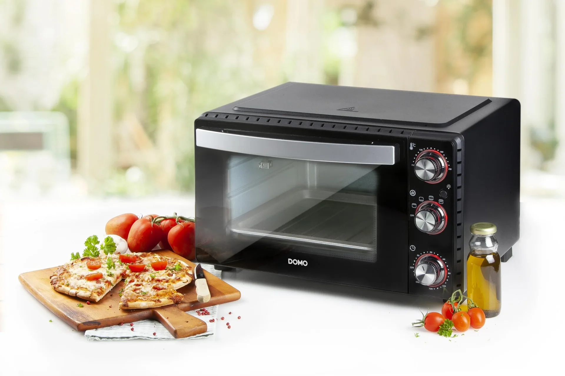 XXL Grill-/ Backofen mit Timer Drehspieß , 28 Liter - 2