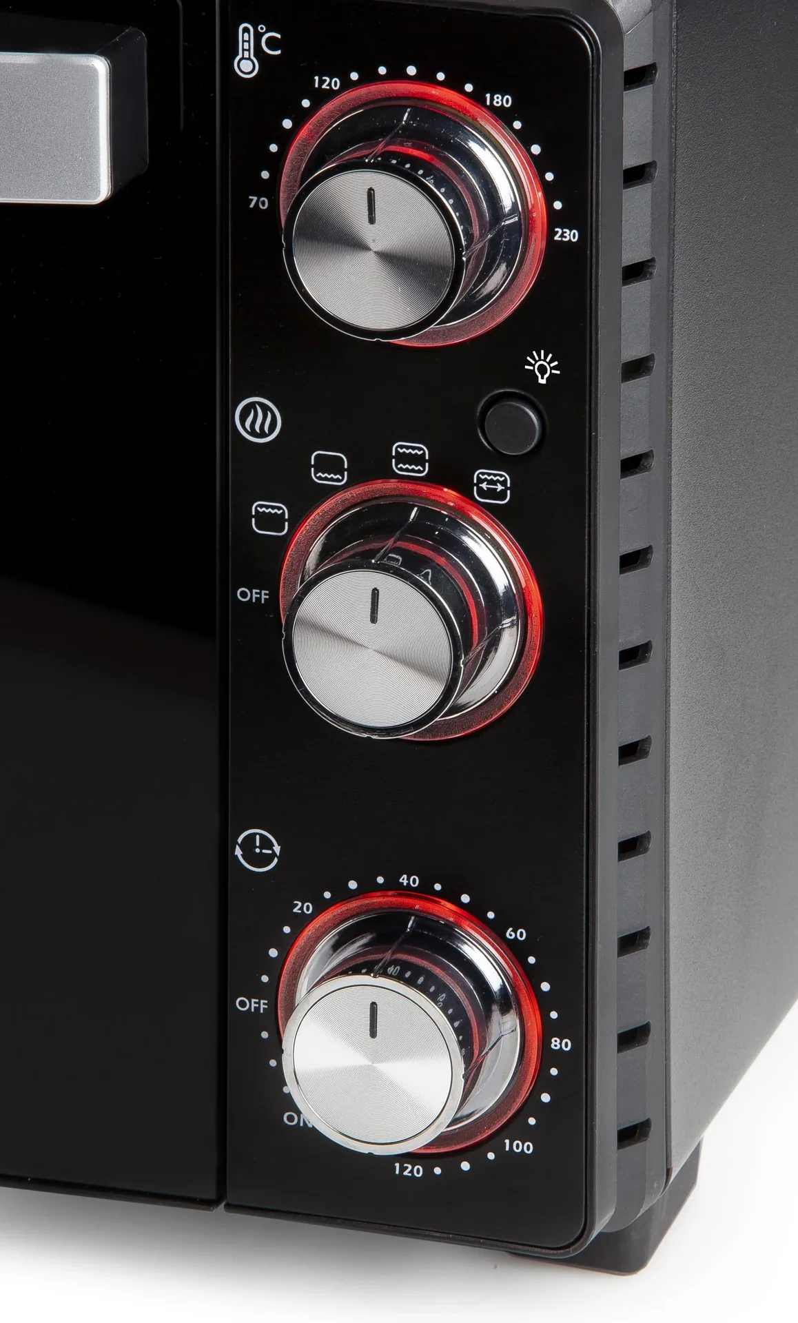 XXL Grill-/ Backofen mit Timer Drehspieß , 28 Liter - 6