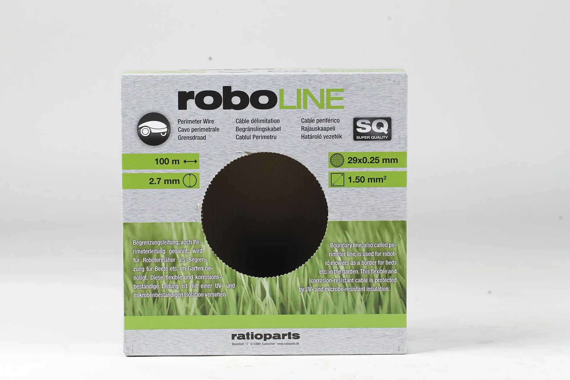 Begrenzungsleitung für Mähroboter, 100 m, 1,5 mm² - 1