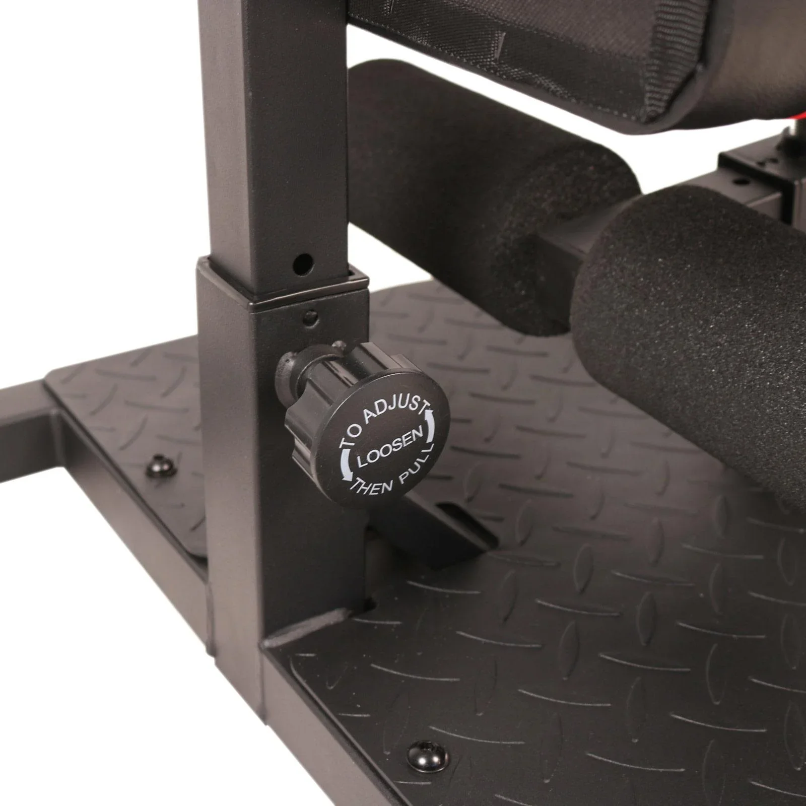 Kniebeugentrainer Beintrainer 3 in 1 Trainer verstellbar rollbar bis 120 kg Schwarz - 4