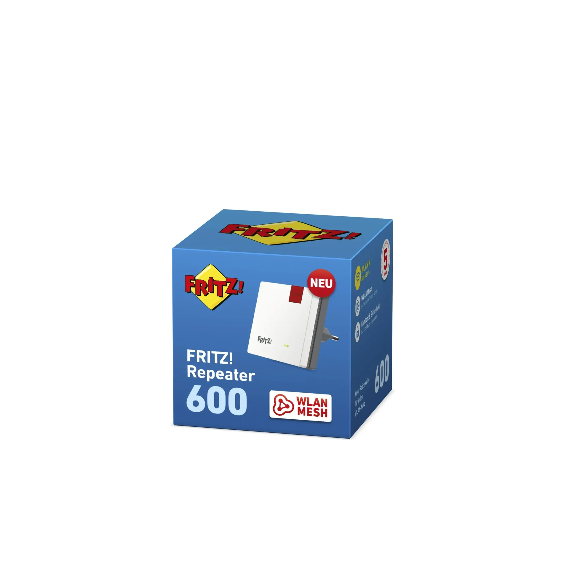 FRITZ!Repeater 600, WLAN N, bis zu 600 Mbit/s - 0