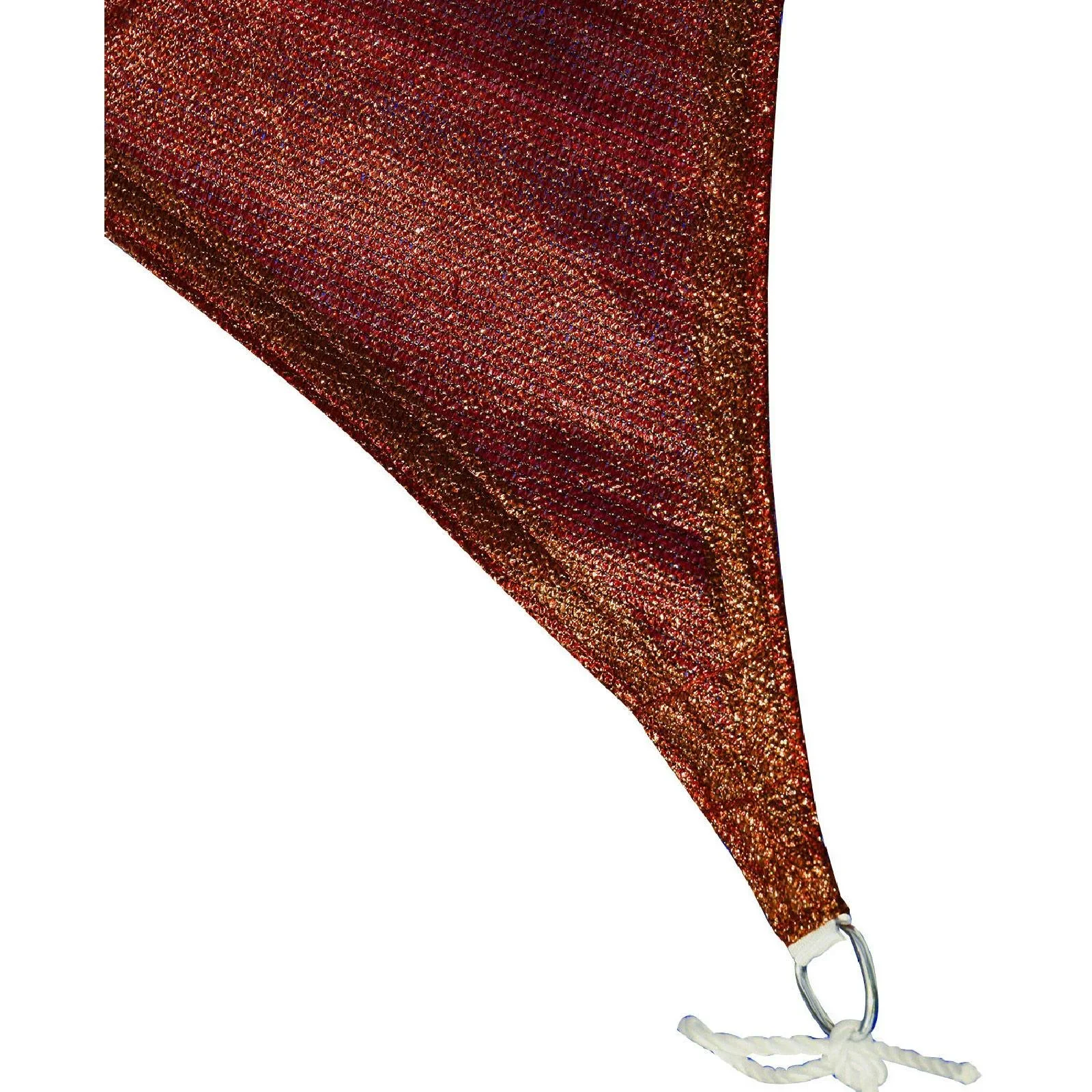 Sonnensegel Sonnendach Dreieck Sonnenschutz HDPE (Rot, 4x4x4m) - 0