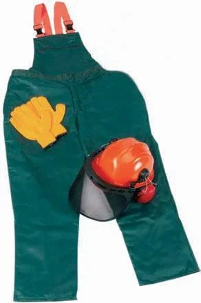 Schnittschutz Sicherheits Starter Set: Hose Gr.50, Helm, Handschuhe - 9