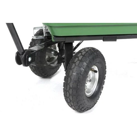 Gartenwagen - 75 l - Kippfunktion - max 200 kg - Luftreifen - Griff mit Griff - 2