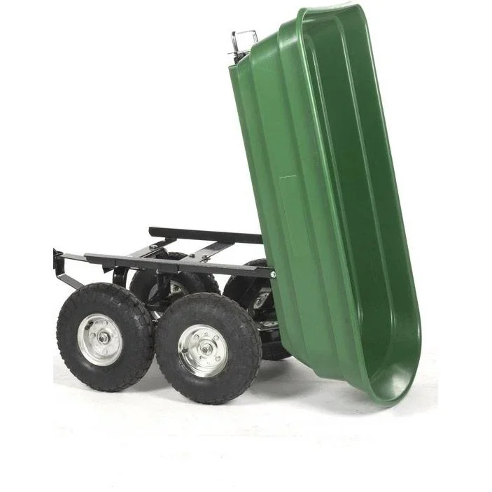Gartenwagen - 75 l - Kippfunktion - max 200 kg - Luftreifen - Griff mit Griff - 3
