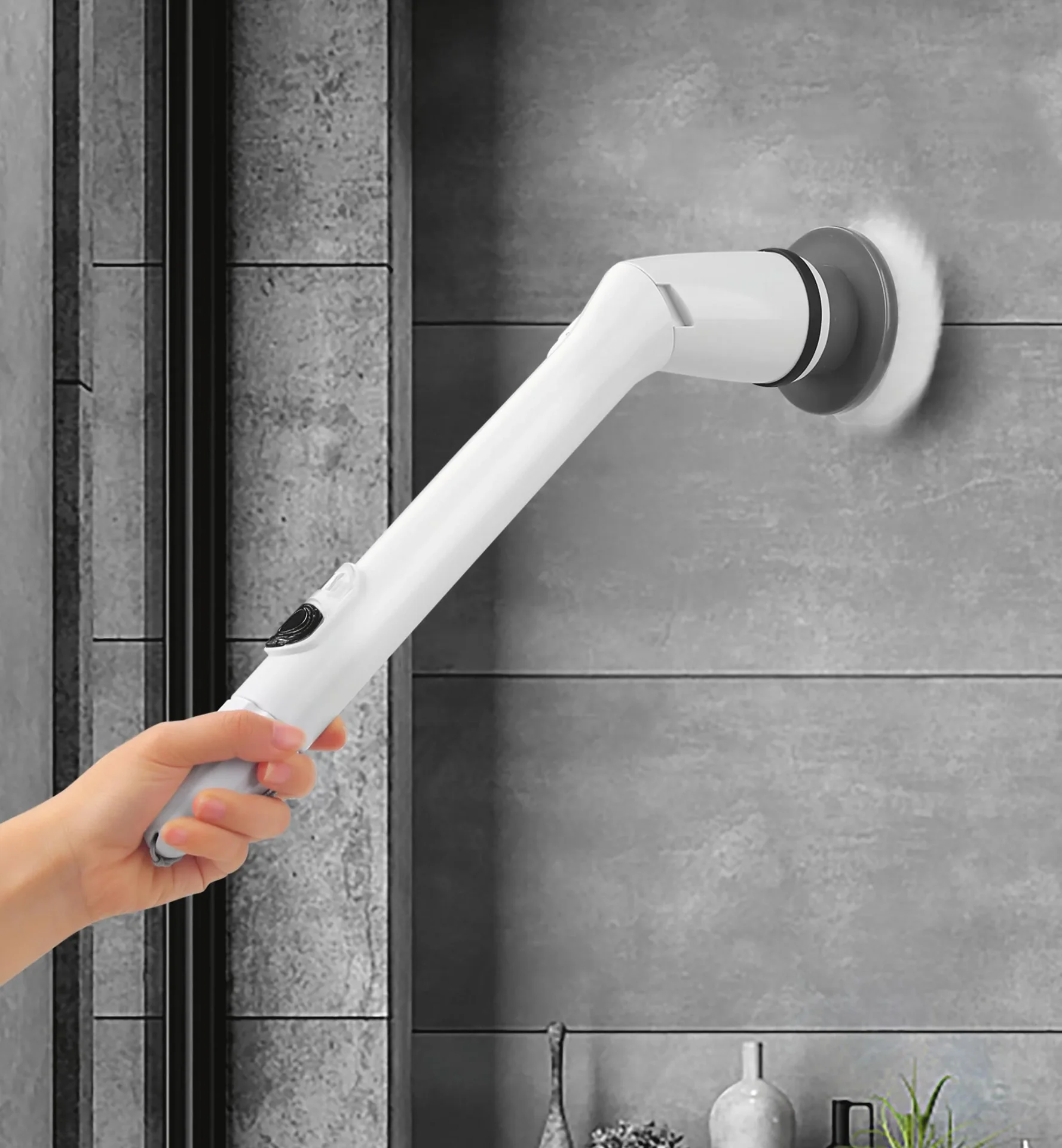 Akku-Reinigungsbürste, ausziehbar 78-105 cm, 2500 mAh - 5