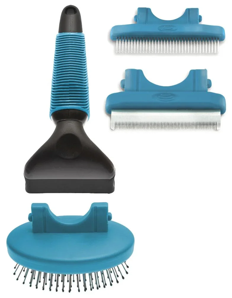 Tierpflegebürste 3 in 1, Hundezubehör - 1