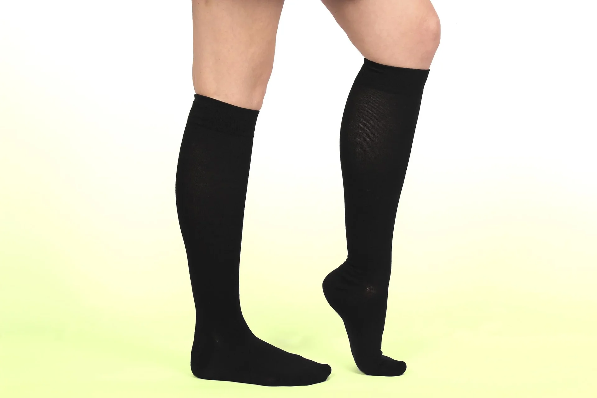 Stützkniestrümpfe Energy LYCRA, schwarz, Größe 35 - 38, 1 Paar - 2