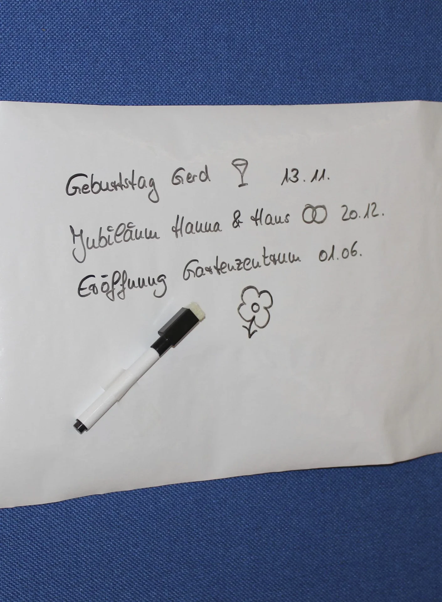 Tafelfolie inklusive Stift - 1
