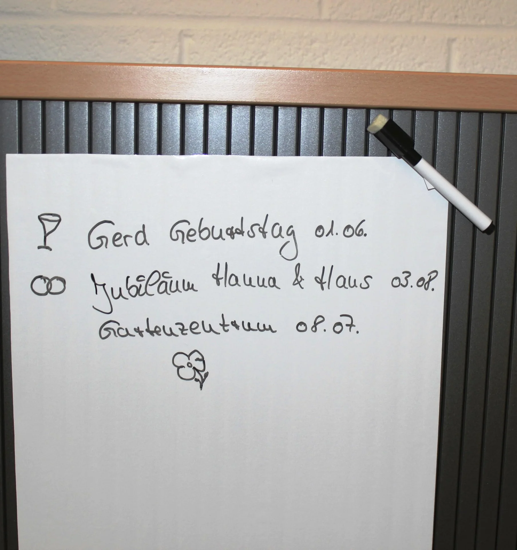 Tafelfolie inklusive Stift - 2