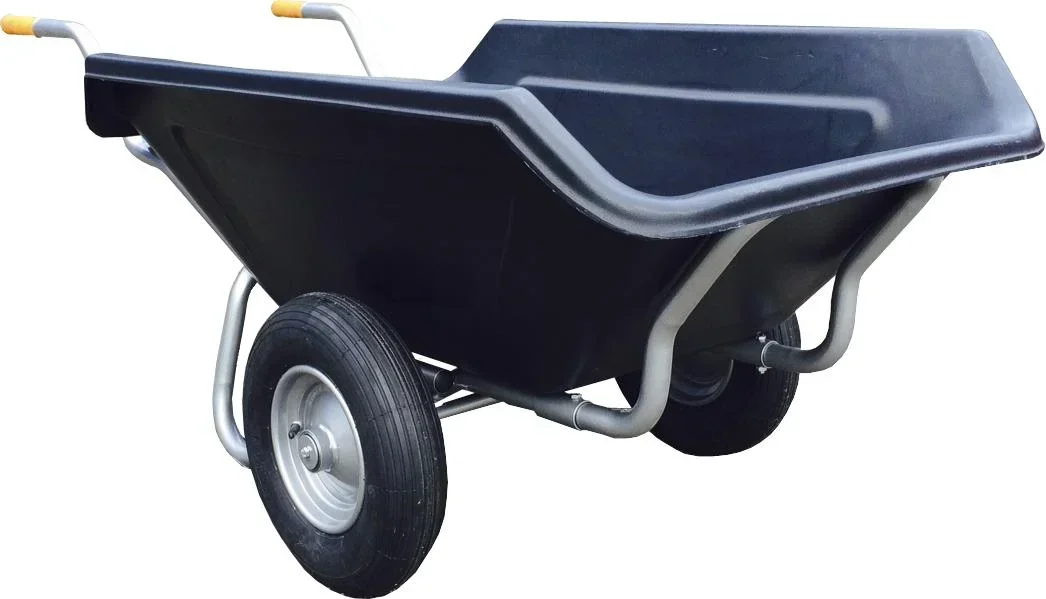 Großmulden-Schubkarre "Maxima", 250 Liter, 2 Lufträder - 0