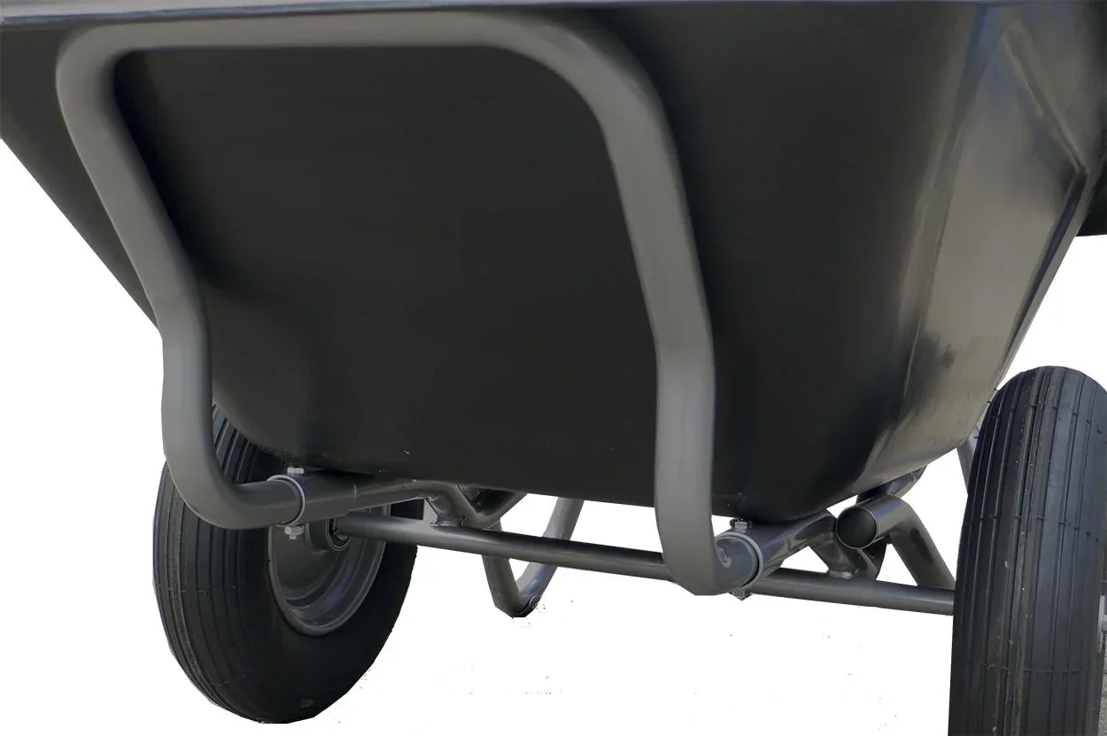 Großmulden-Schubkarre "Maxima", 250 Liter, 2 Lufträder - 2