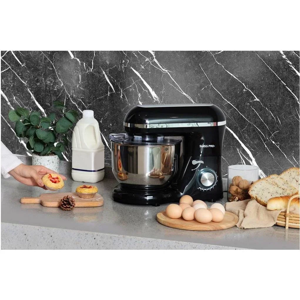 NL Leistungsstarke Küchenmaschine - 1500W - 6L - Schwarz - 4