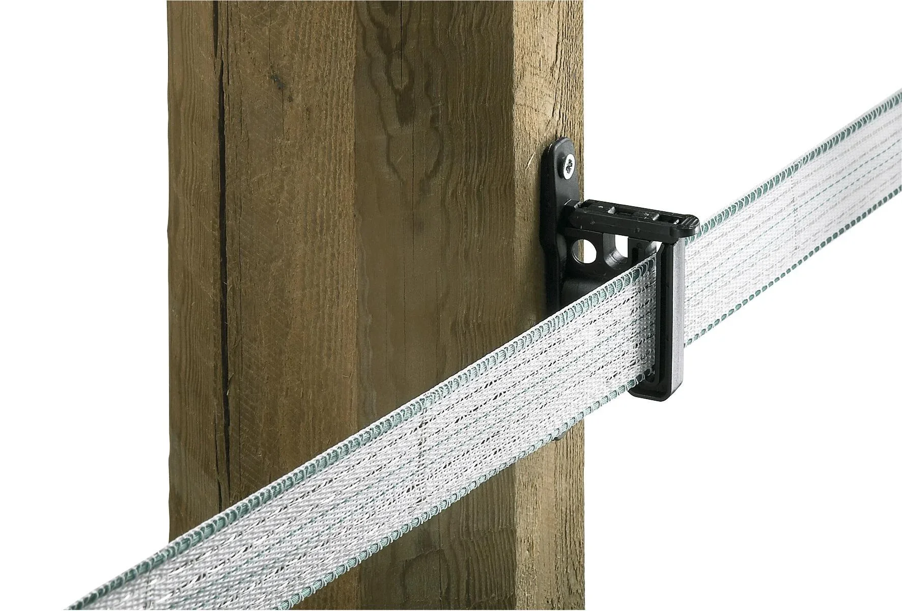 Klippisolator "Easy Tape" für Band und Seil, Farbe schwarz, 25 Stück im Beutel - 0