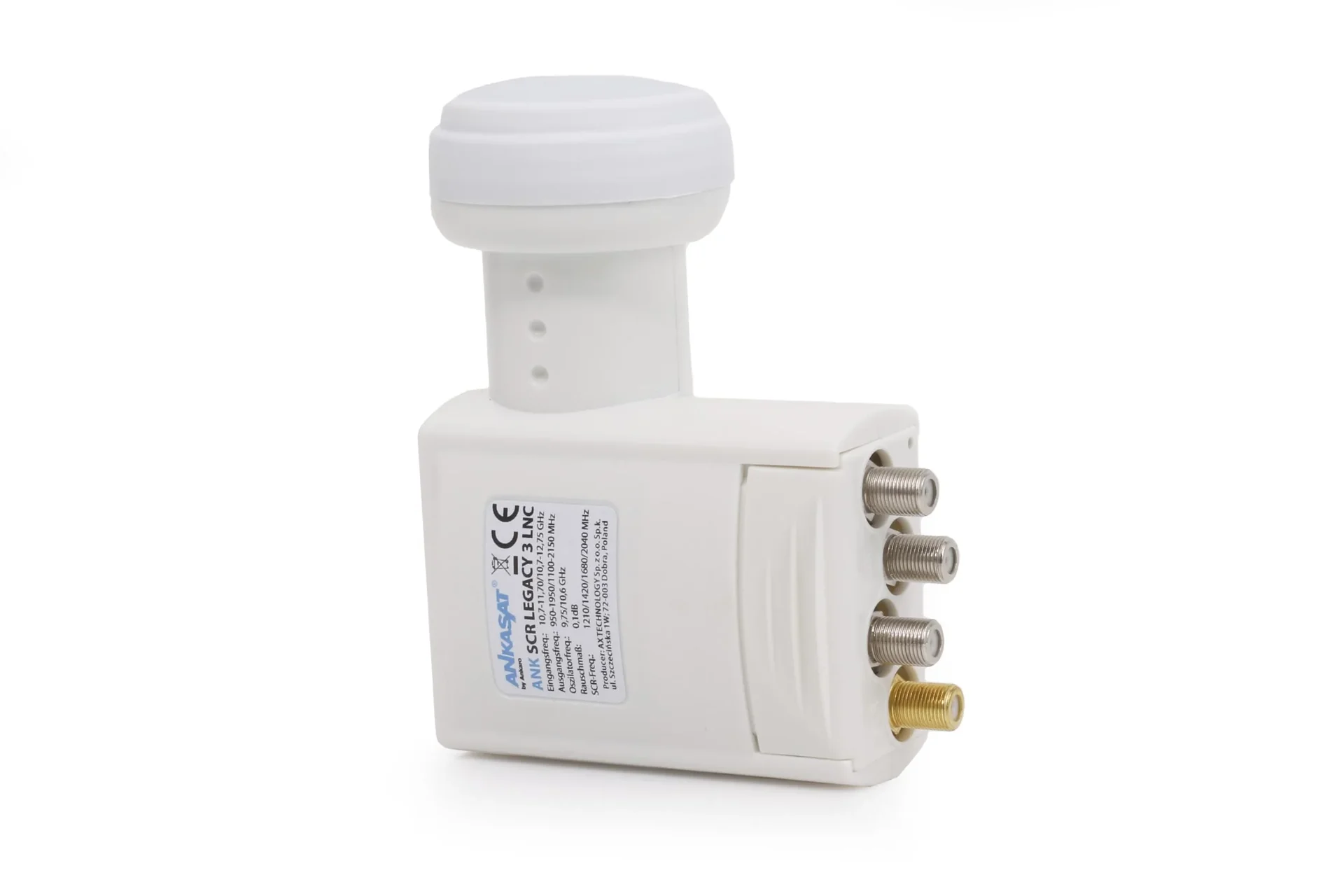 Einkabel LNB 4 x Unicable Receiver und 3 Standard Ausgänge, LTE Abschirmung - 2