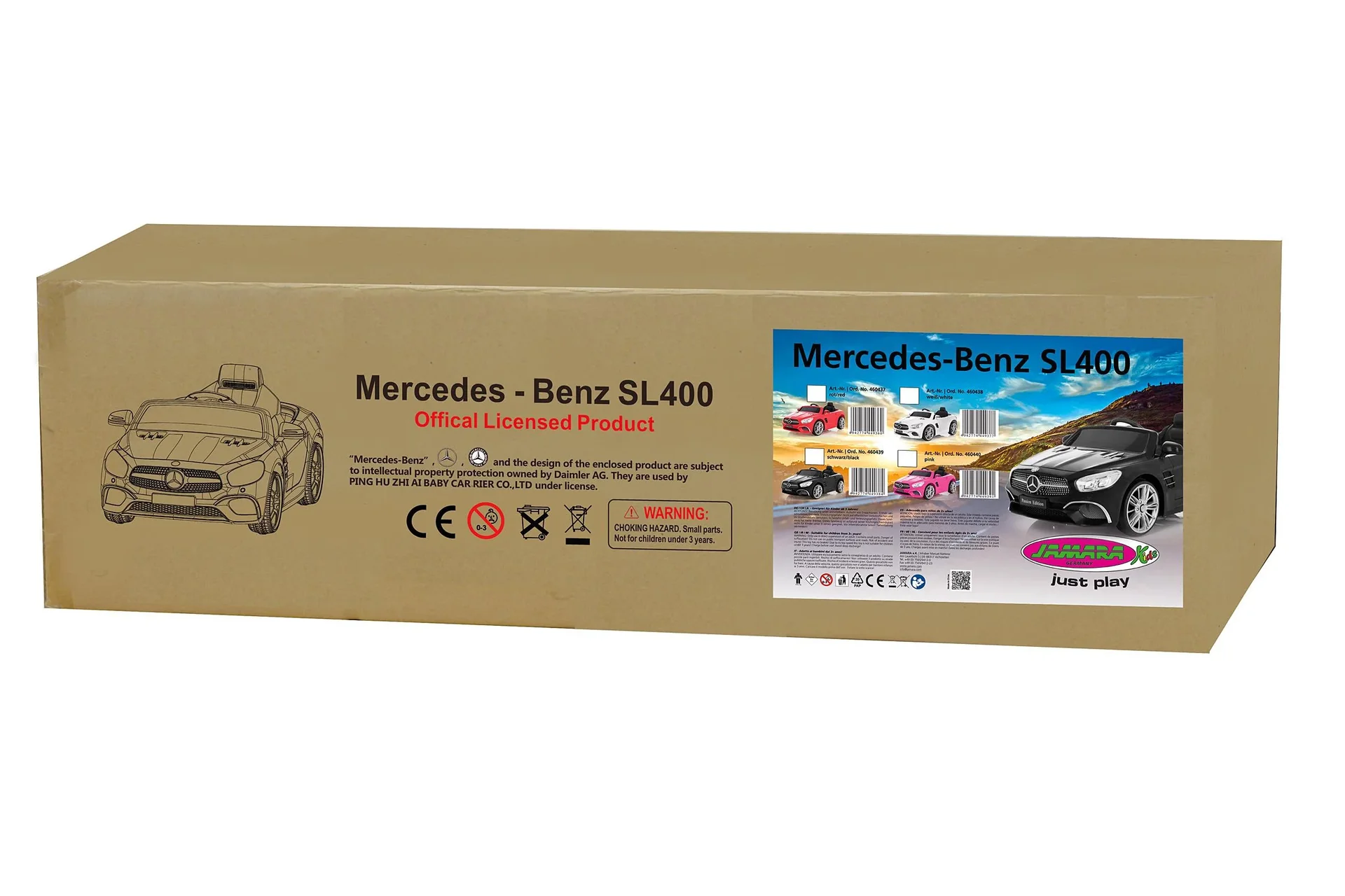 Ride-on Mercedes-Benz SL 400 weiß 12V - 3