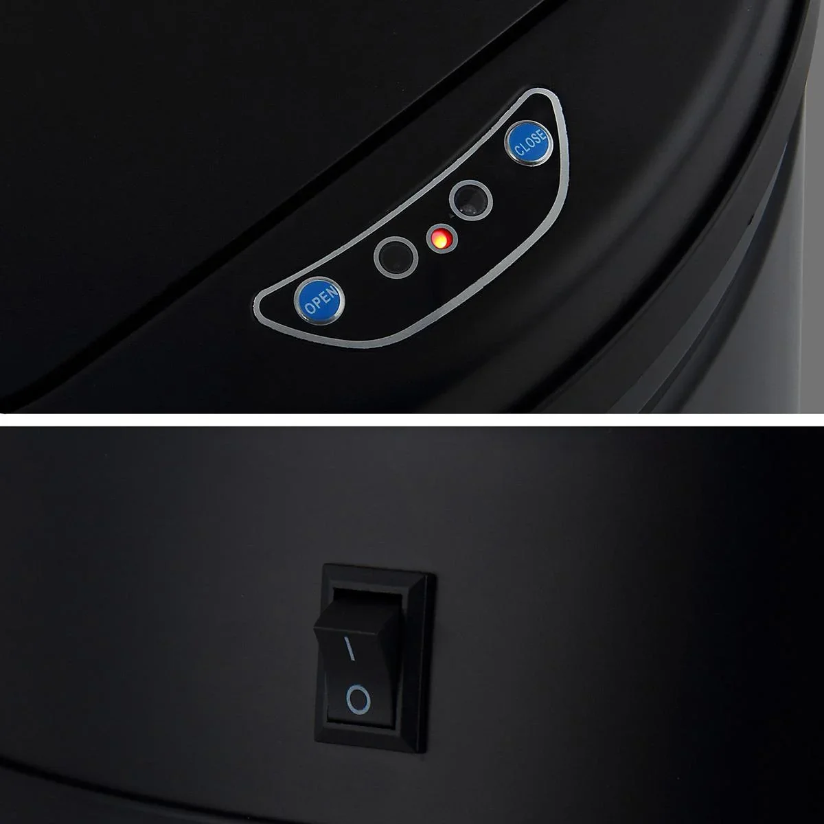 Abfallbehälter mit Sensor aus Edelstahl 40 Liter - 1