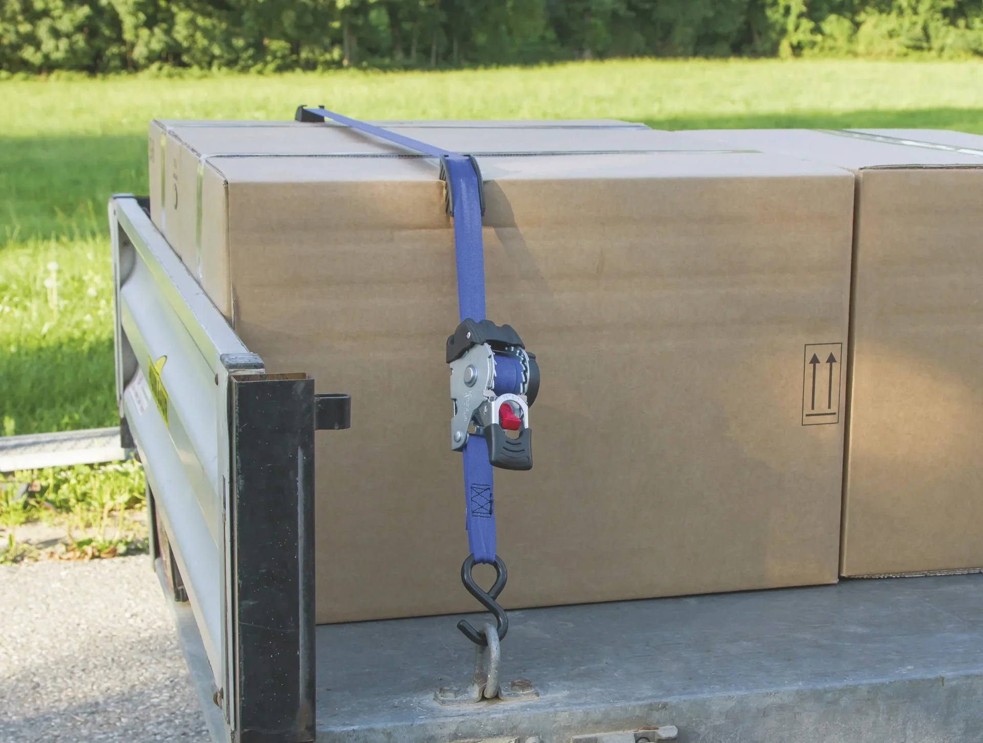 Automatik-Zurrgurt mit S-Haken, 1,8 m x 25 mm - 3