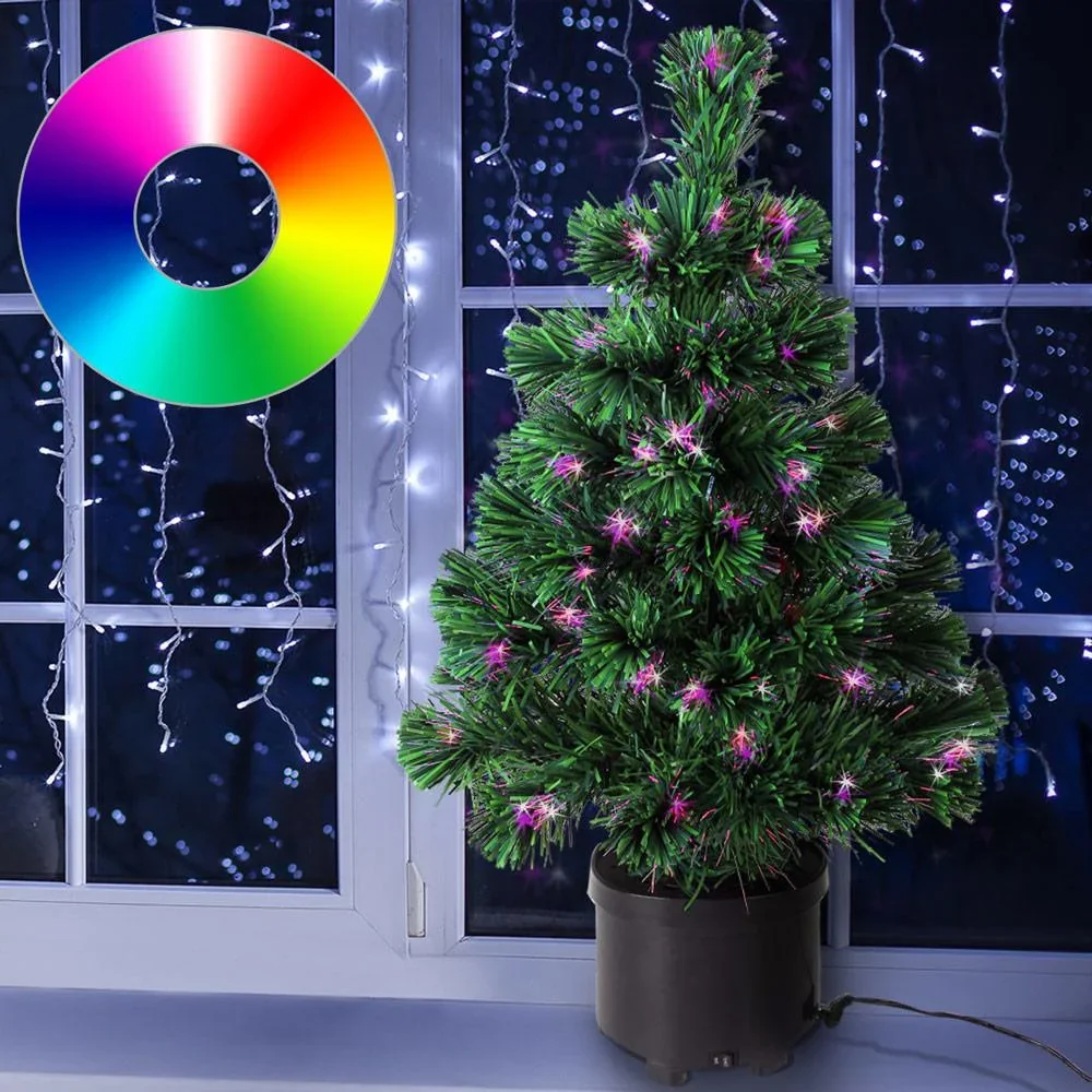 Künstlicher Weihnachtsbaum in Glasfaseroptik 60cm - 2