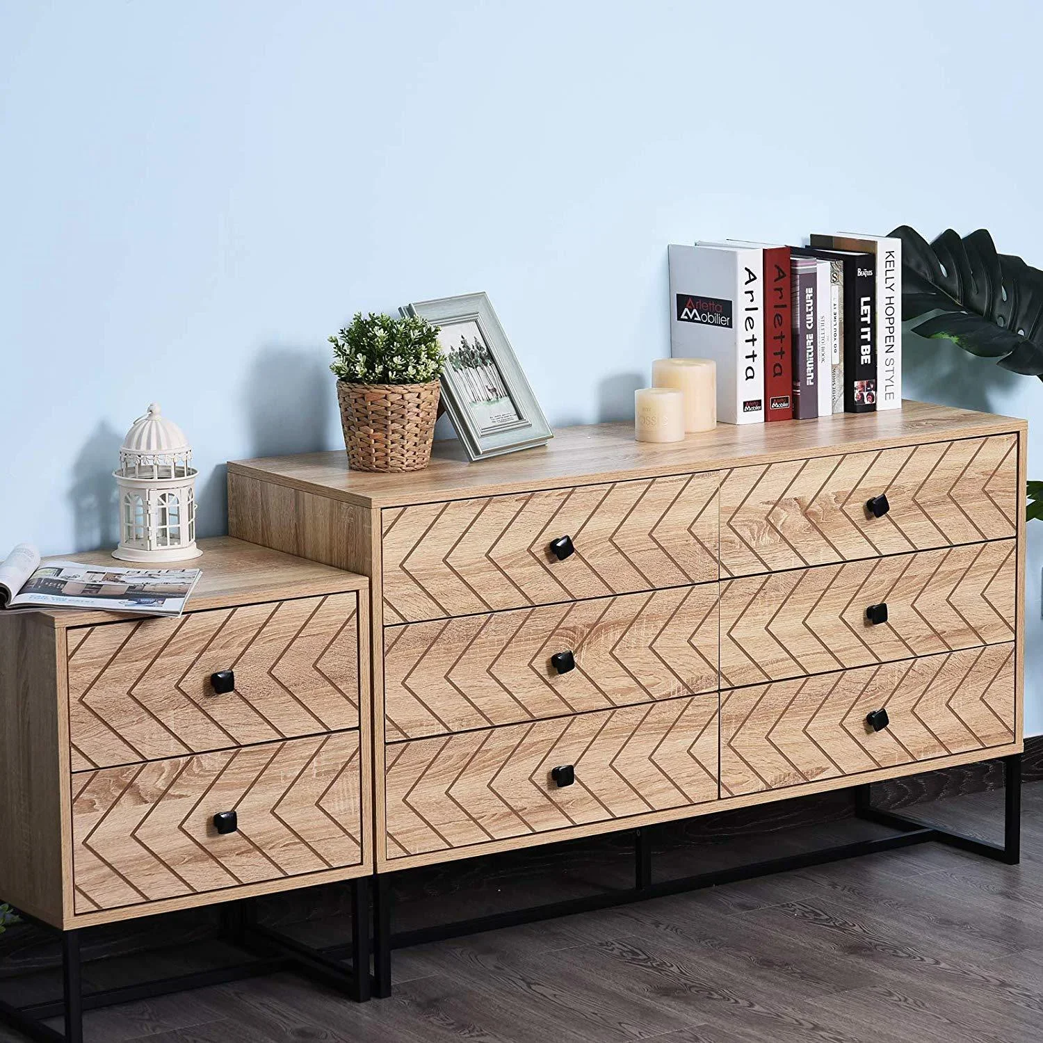 Schubladenschrank im Retro-Design - 2