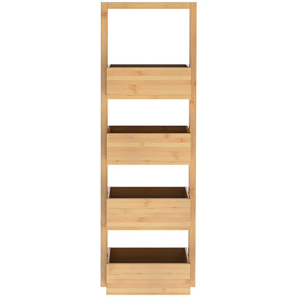 Badezimmerschrank Bambus 88x16x28cm - 1