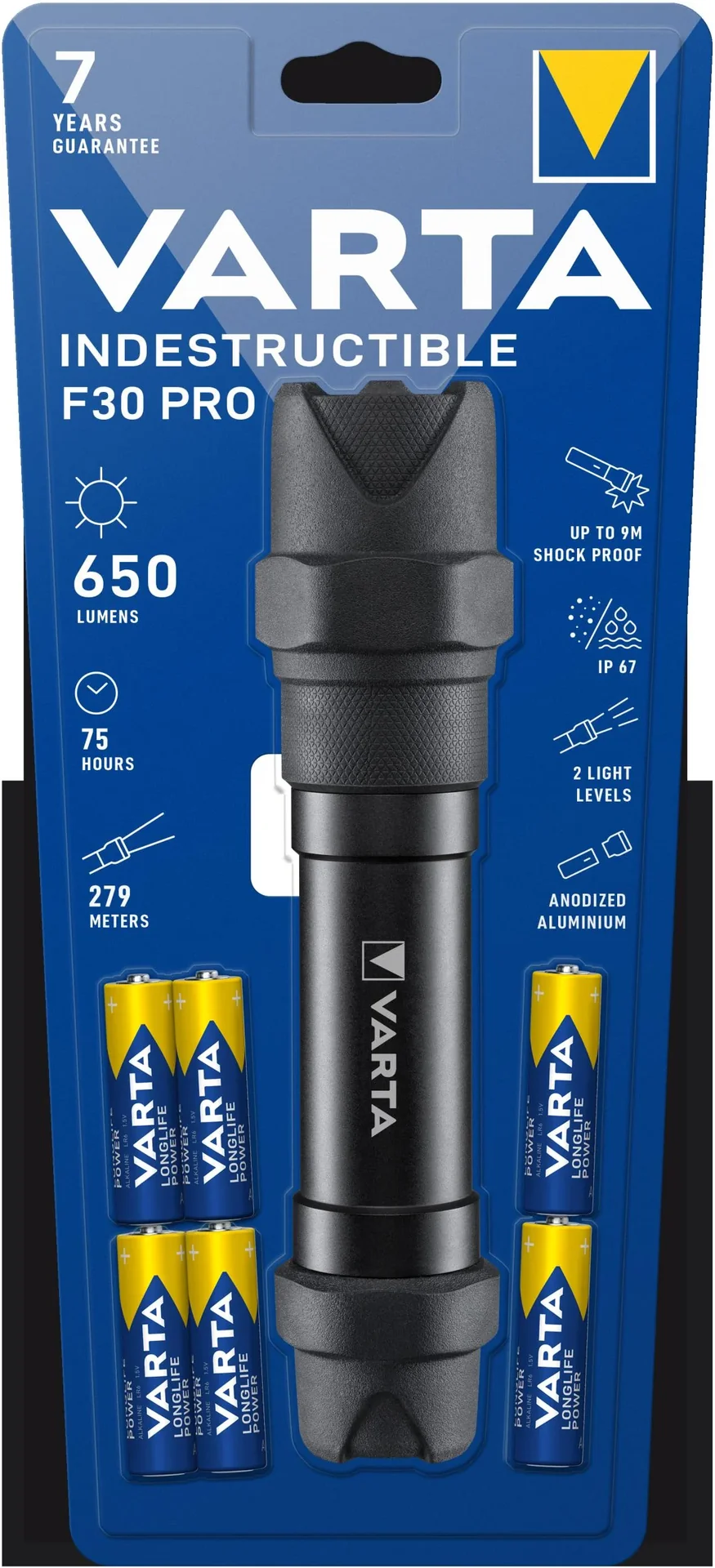 LED Taschenlampe - F30 Indestructible, stoßabsorbierend - 0