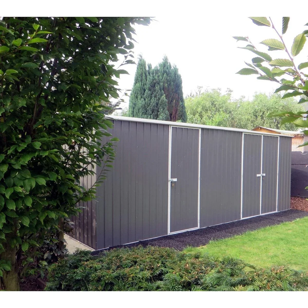 Absco Highlander WG60303HK Metallgarage - 596x300x230 cm - 7